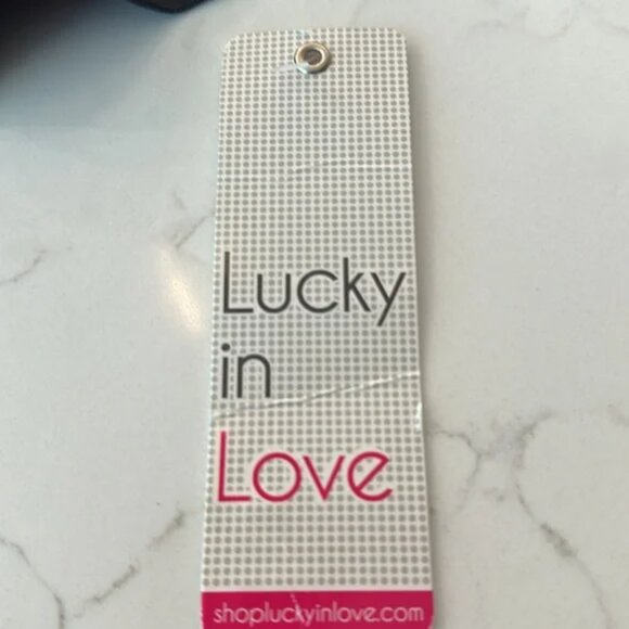 BNWT Lucky In Love Skirt Gray with red stripe - Picture 5 of 6